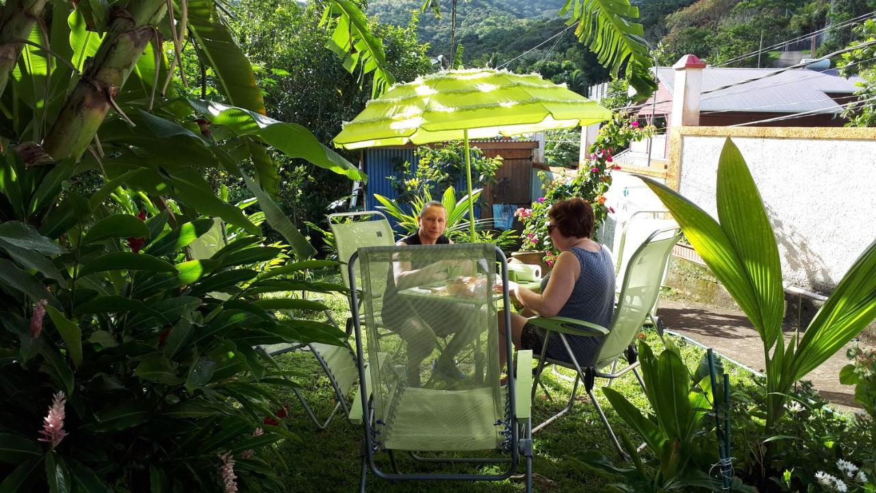 Bed and Breakfast Terrasse Du Piton Deshaies Esterno foto